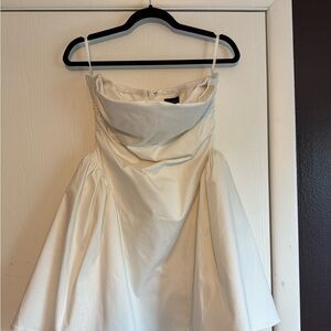 MAJORELLE Winnie Mini Dress in White
